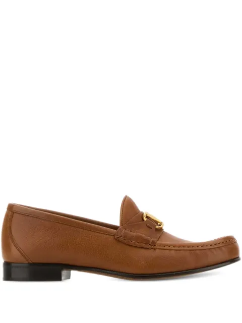 Valentino Garavani VLogo Signature buffalo loafers 20mm Brown WS0LM0EWV