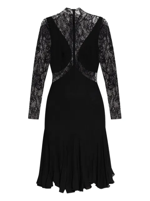 Givenchy lace-panel midi dress Black BW22CE20H2