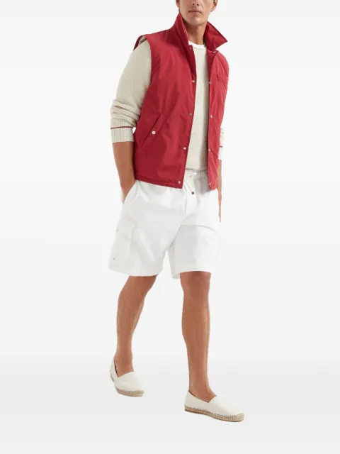 Brunello Cucinelli Thermore® gilet Red MD4796520PCDS07