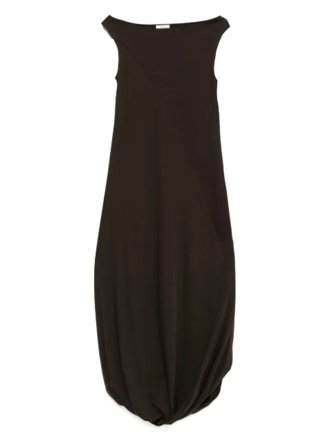 RUOHAN twist dress Brown RH060SS25EU