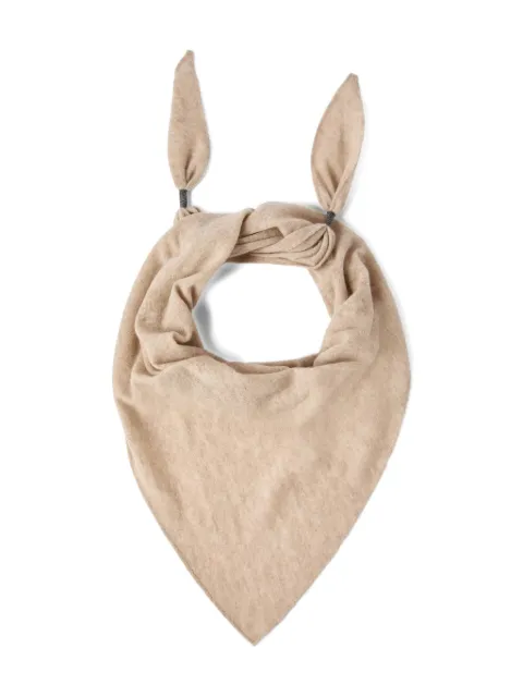 Brunello Cucinelli Monili-chain scarf Neutrals MSCDFSW03CVH10