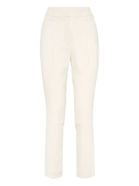 Brunello Cucinelli Equestrian trousers White MG512P9029C145