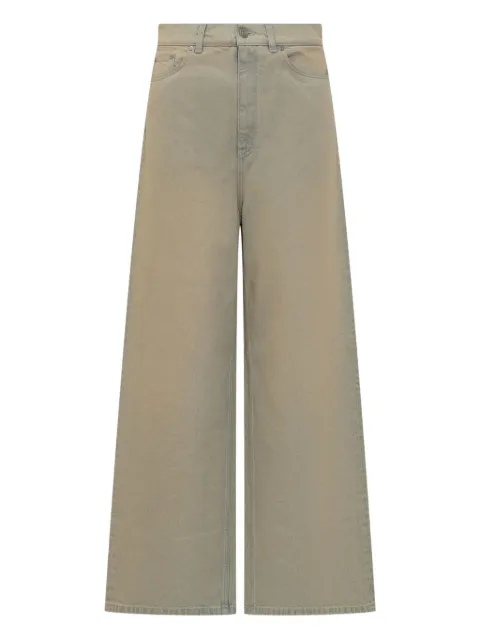 Stella McCartney wide-leg high-rise trousers Neutrals 6D03863SQH18