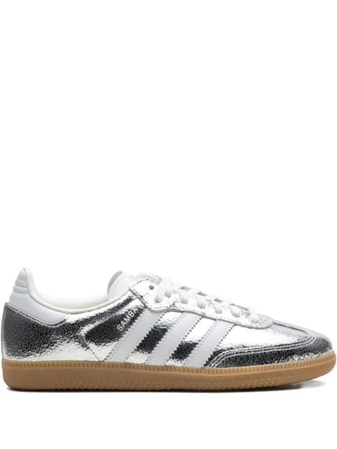 adidas Samba lace-up sneakers Silver JR0035