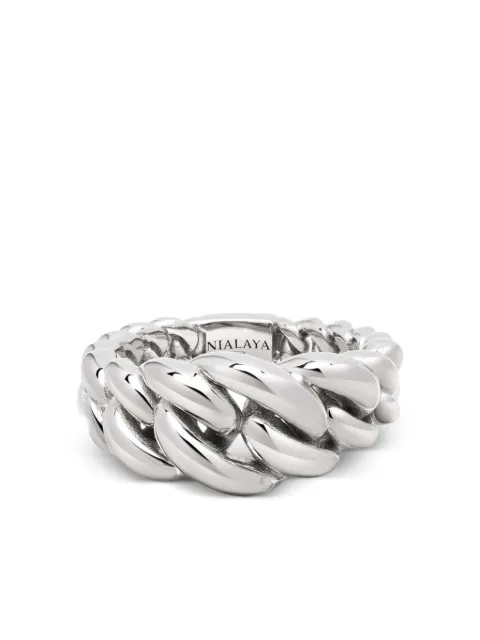 Nialaya Jewelry sterling silver ring Silver MRING212