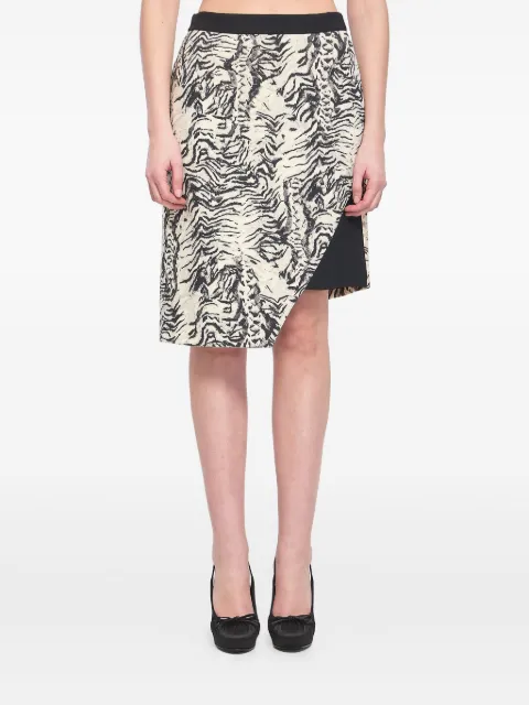 Ungaro animalier-print skirt White 22413