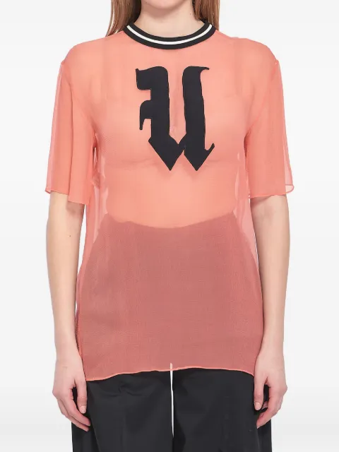 Ungaro logo-appliqué T-shirt Pink 19566