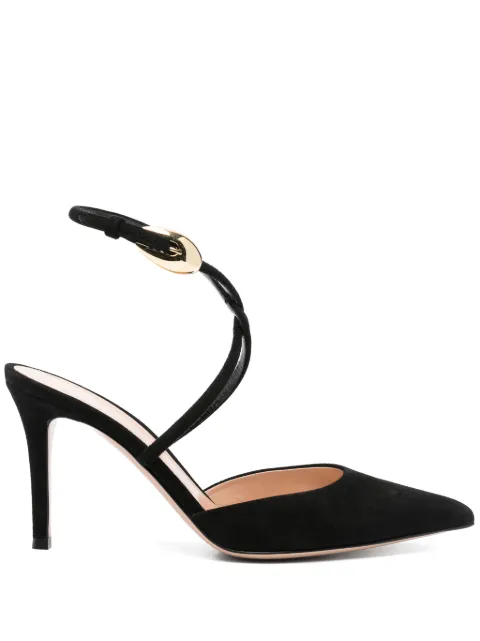 Gianvito Rossi suede pumps Black G9558585RICCAM