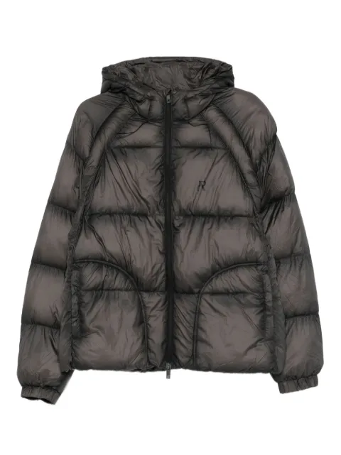 Represent translucent hooded puffer jacket Grey MLM100120