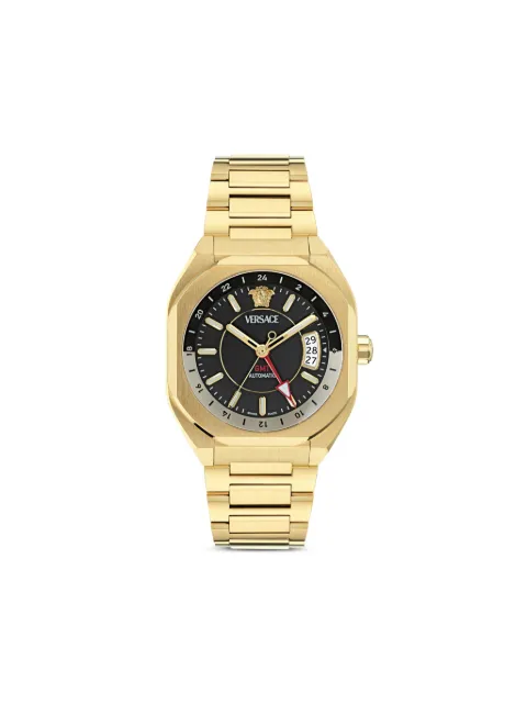 Versace Steel GMT Automatic 48mm Black VE0I00425