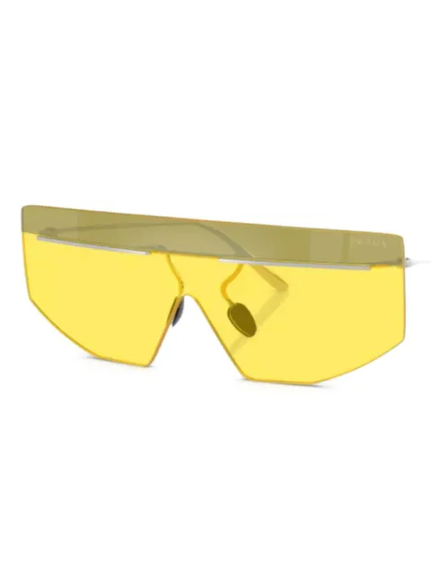 Prada Eyewear shield-frame sunglasses Yellow 0PRB55S