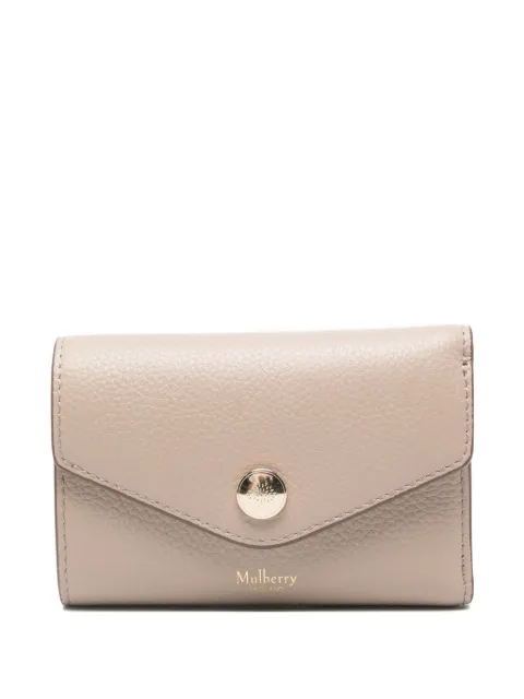 Mulberry ffolded classic grain leather wallet Neutrals RL6447205F924