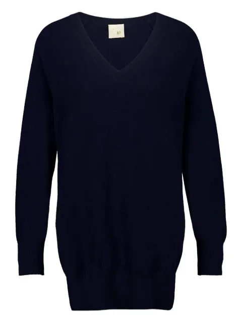 PAULA V-neck cashmere sweater Blue 21CASHPAULA7