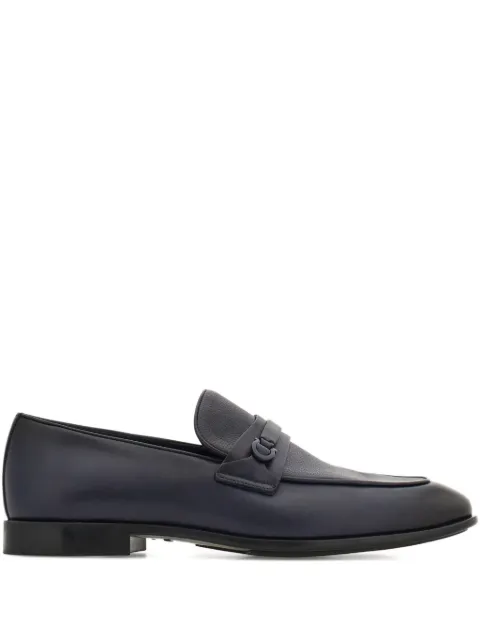 Ferragamo Gancini-detail loafers Blue 784405