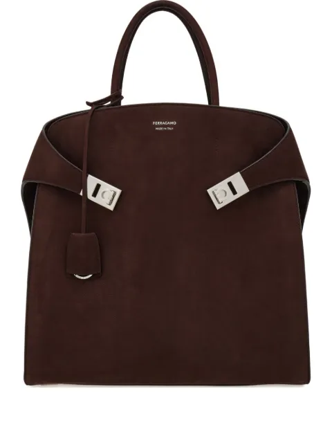 Ferragamo Hug tote bag Brown 784595