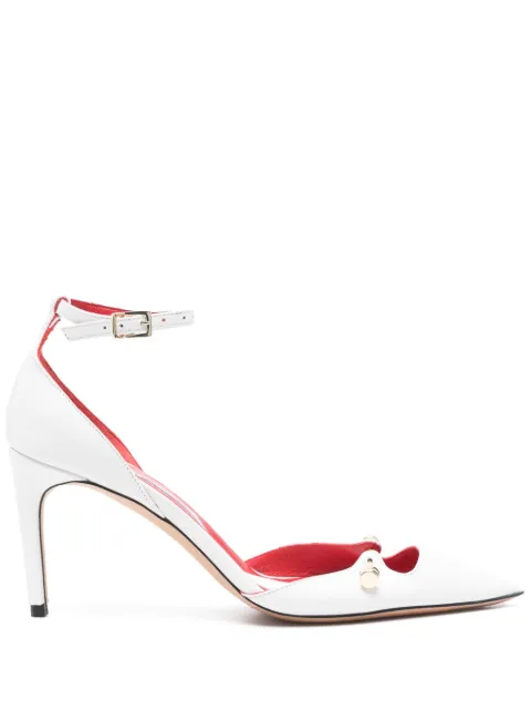 HARDOT leather pumps White HSOFT7SW