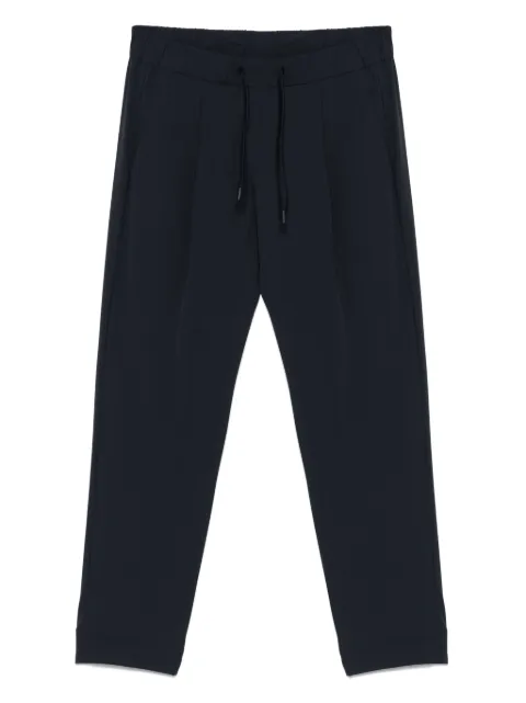 Herno logo-appliqué trousers Blue PT000089D12691Z