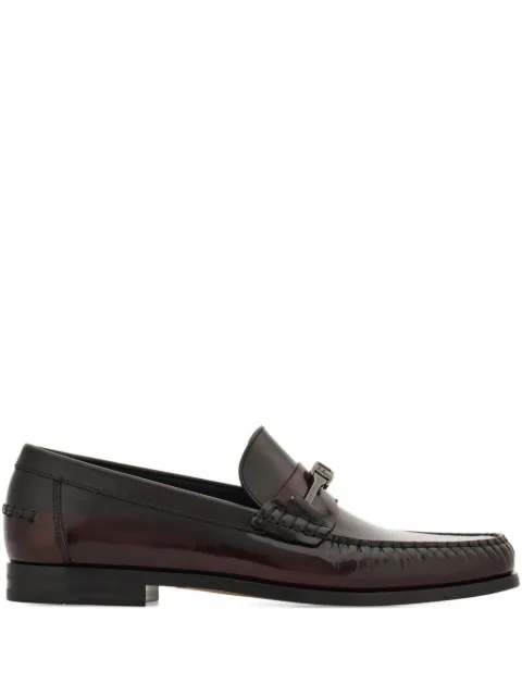 Ferragamo logo-buckle loafers Black 784433