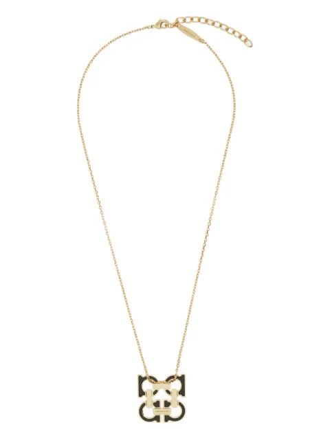 Ferragamo logo-pendant necklace Gold 785152