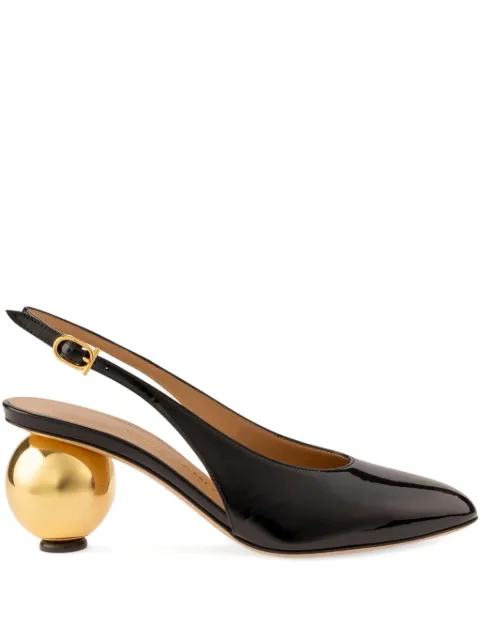 Ferragamo 55mm spherical-heel pumps Black 784879