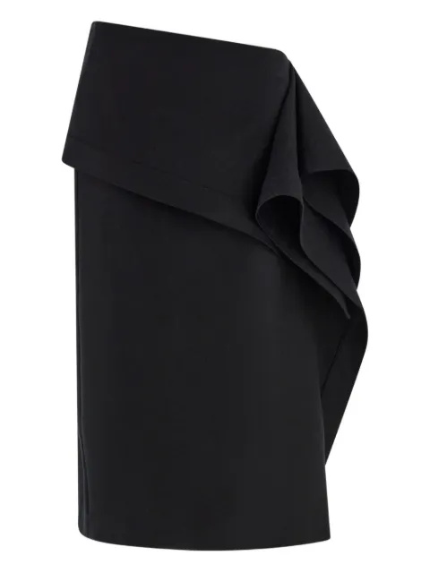 Ferragamo asymmetric skirt Black 785522