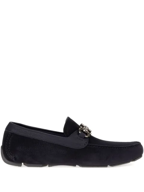 Ferragamo Gancini-embellishment loafers Blue 786963