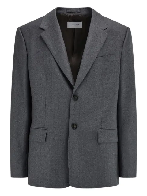 Ferragamo single-breasted blazer Grey 787175