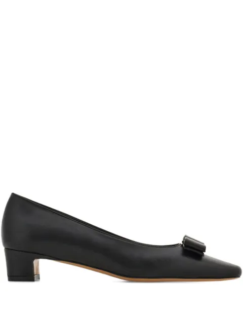Ferragamo Iconic bow pumps Black 785559