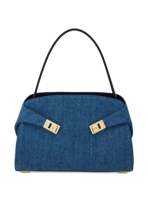 Ferragamo Hug Soft shoulder bag Blue 784115