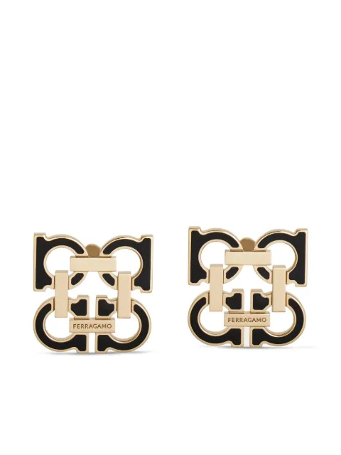 Ferragamo Four Gancini earrings Gold 785127