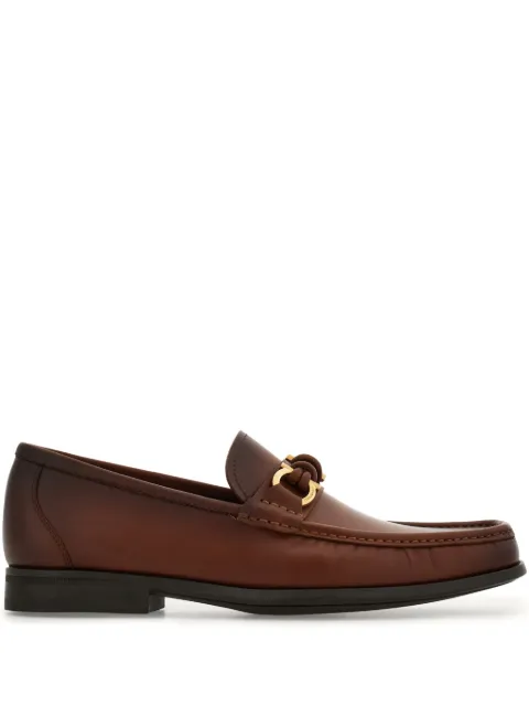 Ferragamo Gancini leather loafers Brown 786870
