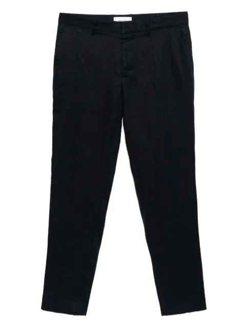 Wax London linen trousers Blue SS22TROALPAXM