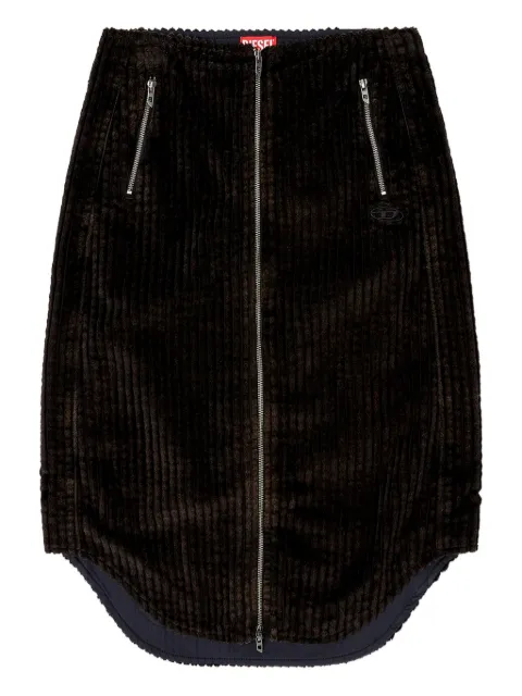 Diesel O-Llipop corduroy skirt Black A185830EPBU