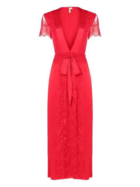 Temperley London Gaia robe Red PPTL024