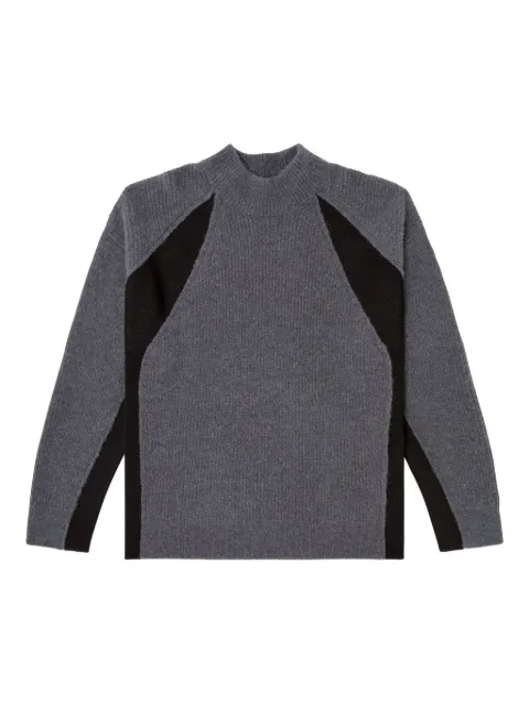 Diesel K-Lollo-TN ribbed panelled sweater Grey A196680JLCD