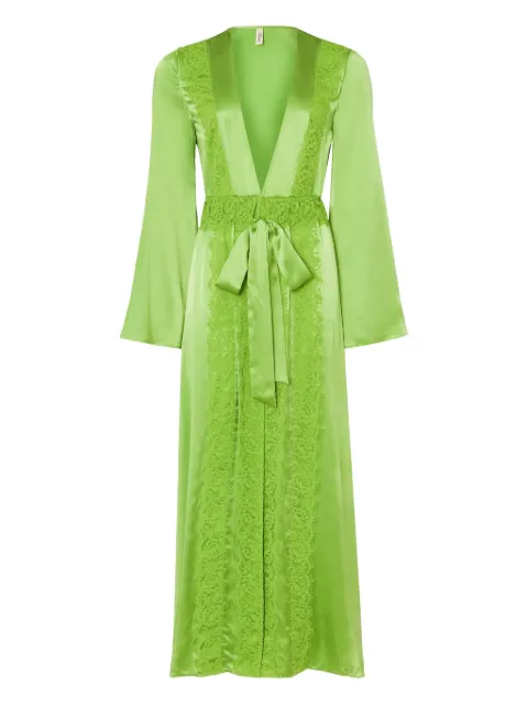 Temperley London Thalia robe Green PPTL027