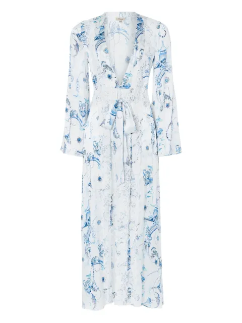 Temperley London Aphrodite robe White PPTL08