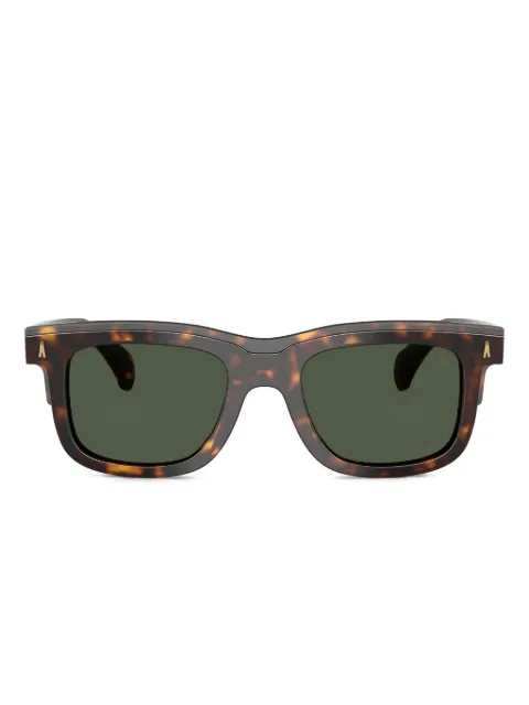 Moncler Eyewear logo-print sunglasses Brown ME6004