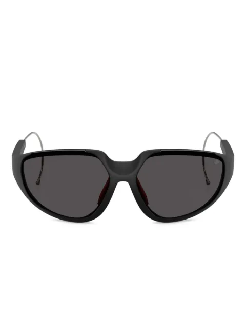 Moncler Eyewear logo-print sunglasses Black ME8008