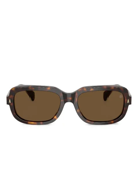 Moncler Eyewear logo-print sunglasses Brown ME6008