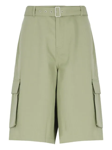 Maison Kitsuné cotton shorts Green OM01405WW9026