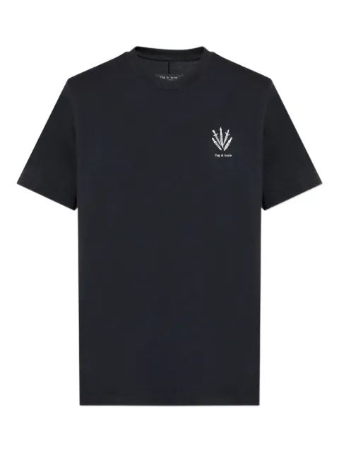 rag & bone logo-print T-Shirt Black MBC25PT036HK36