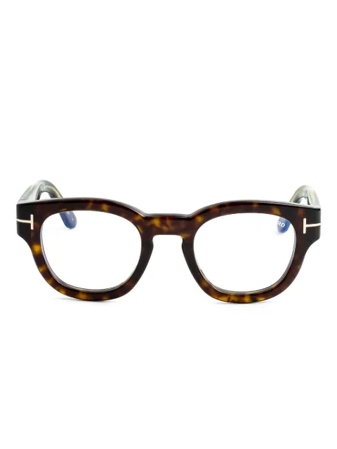 TOM FORD Eyewear square-frame glasses Brown FT6028B