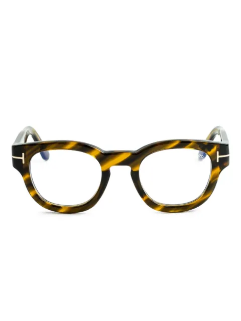 TOM FORD Eyewear square-frame glasses Brown FT6028B