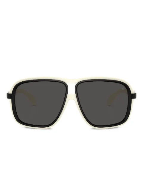 Moncler Eyewear logo-print sunglasses White ME8011U