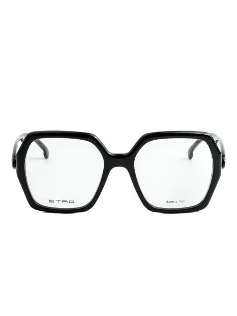 ETRO oversize-frame glasses Black ETRO0088