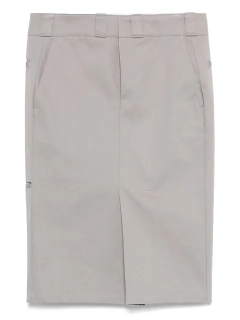 Maison Margiela cotton midi skirt Grey S51ME0038M35344