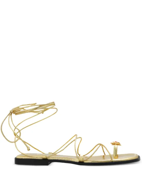 Nodaleto leather sandals Gold NO44231A21225
