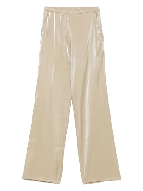 RAME metallic trousers Green MSPAN09TVI0388