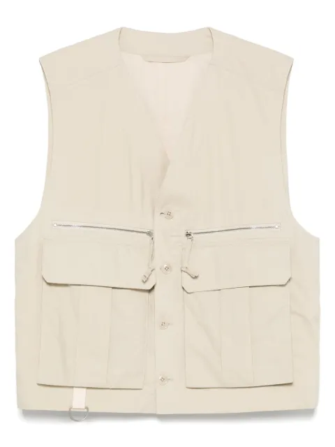 LEMAIRE technical gilet Neutrals OW1116LF1371